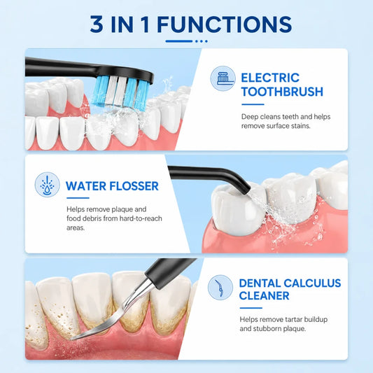 Waterproof Electric Toothbrush and Flosser