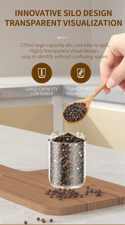 Automatic Rechargeable Salt Pepper Mill